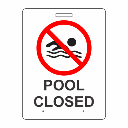 Pool closed_Pavement