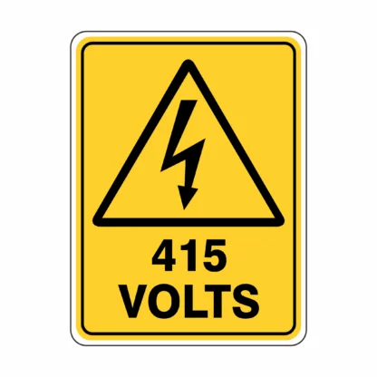 Warning 415 Volts