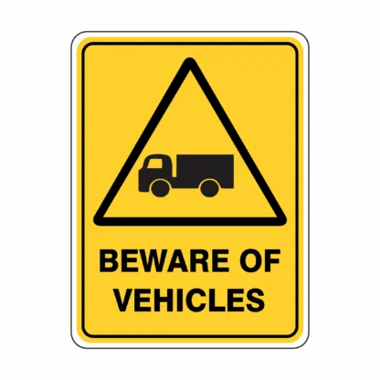 Warning Bewear of Vehicles