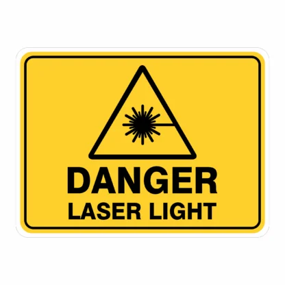 Warning Laser Light