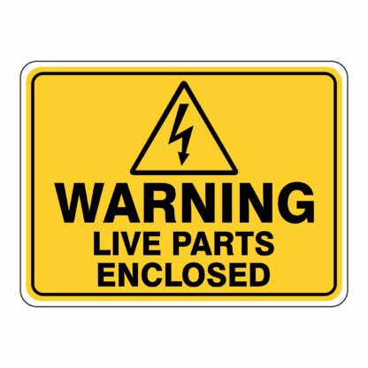 Warning_Live Parts Enclosed