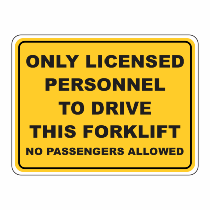 Warning_Only Licensed Personnel