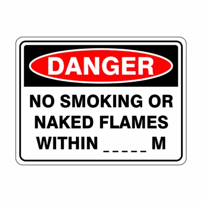 Danger No Smoking Or Naked Flames