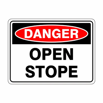 Danger Open Stope