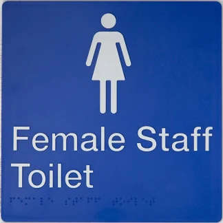 Female Staff Toilet Sign