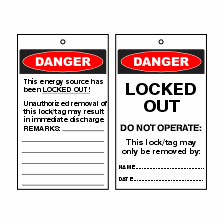 Lockout Tags_ Danger Locked Out