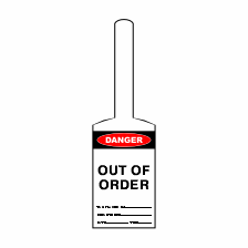 Danger - Out Of Order (Self-Locking)