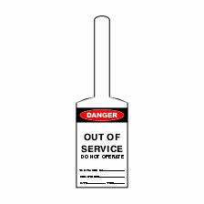Danger - Out Of Service (Self-Locking)