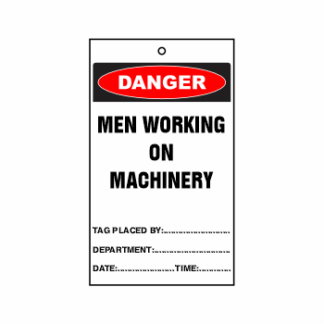 Danger - Men Working On Machinery