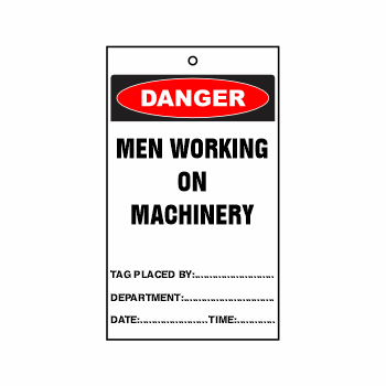 Lockout Tags_ Danger_Men Working On Machinery