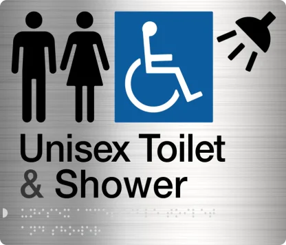 Male Female Disabled Toilet & Shower Stainless Steel