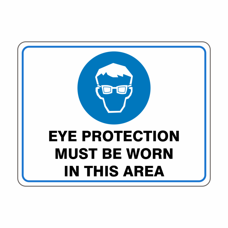Eye Protection Must Be Worn In This Area - Landscape - Buy Now