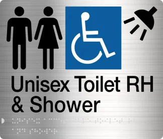 Unisex Disabled Toilet & Shower RH
