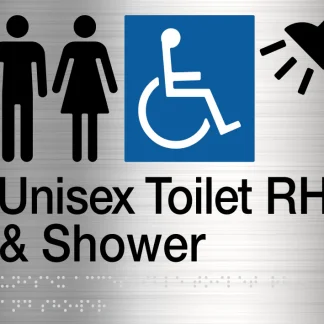 Unisex Disabled Toilet & Shower RH