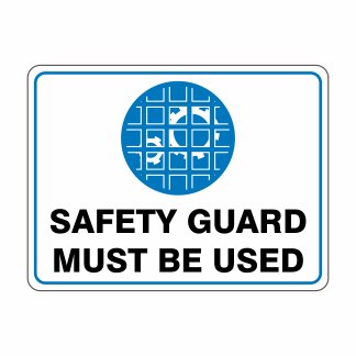 Safety Guards Must Be Used