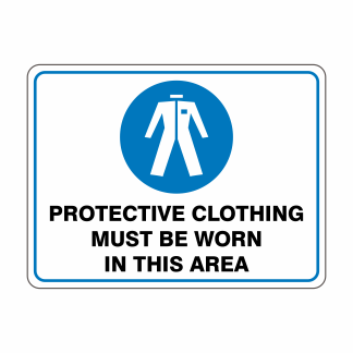 Protective Clothing Must Be Worn In This Area - Landscape
