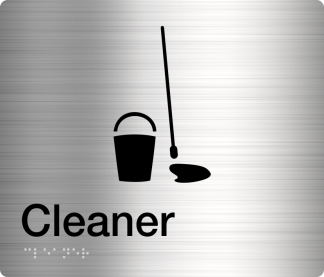 Cleaner Stainless Steel (Braille)