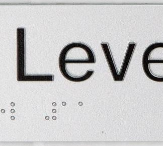 Braille Exit Sign Level 11