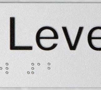 Braille Exit Sign Level 12