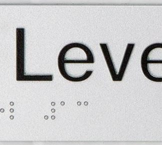 Braille Exit Sign Level 13