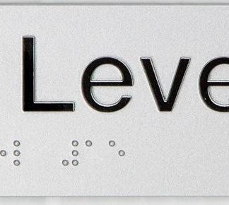 Braille Exit Sign Level 16