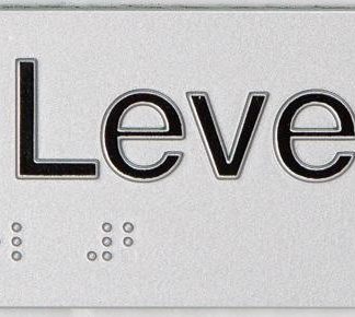 Braille Exit Sign Level 2
