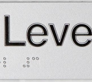 Braille Exit Sign Level 3