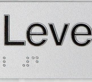 Braille Exit Sign Level 4