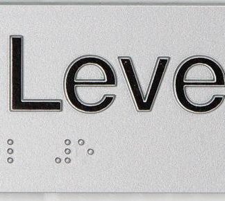 Braille Exit Sign Level 5