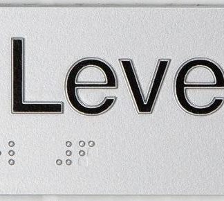 Braille Exit Sign Level 6