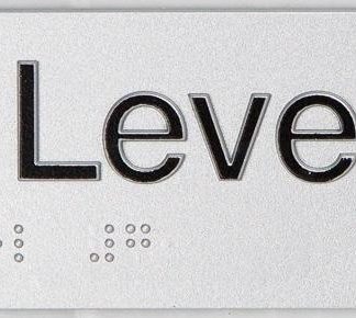 Braille Exit Sign Level 7