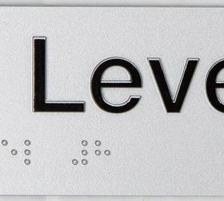 Braille Exit Sign Level 8