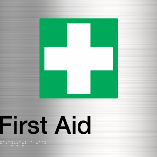 First Aid Stainless Steel (Braille)
