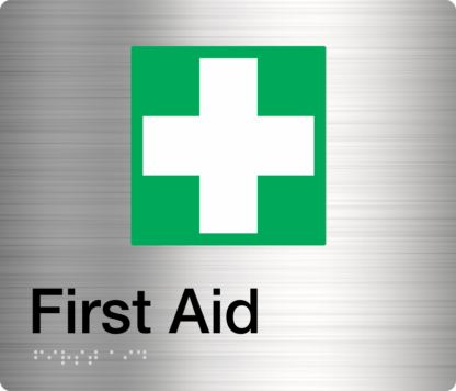 First Aid Stainless Steel (Braille)
