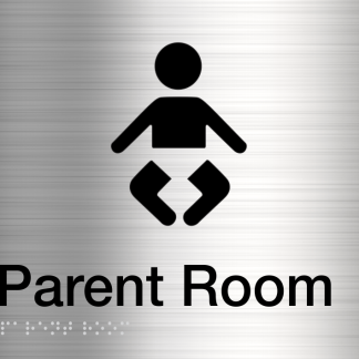 Parent Room Stainless Steel (Braille)