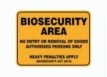 Biosecurity Signs