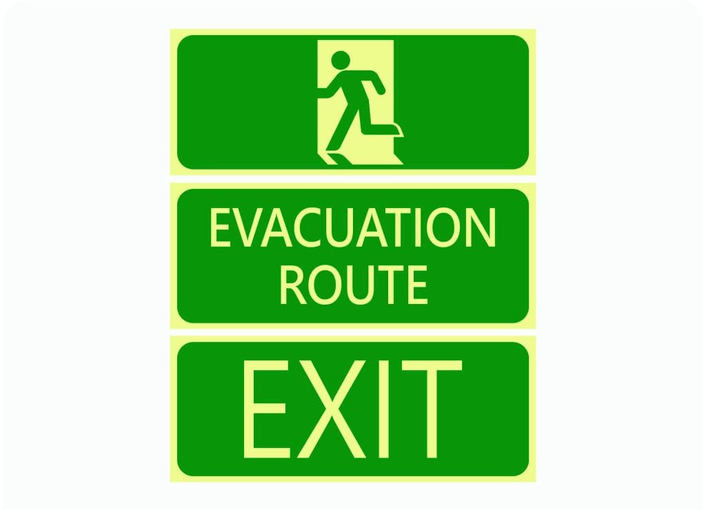 Exit and Evacuation Signs