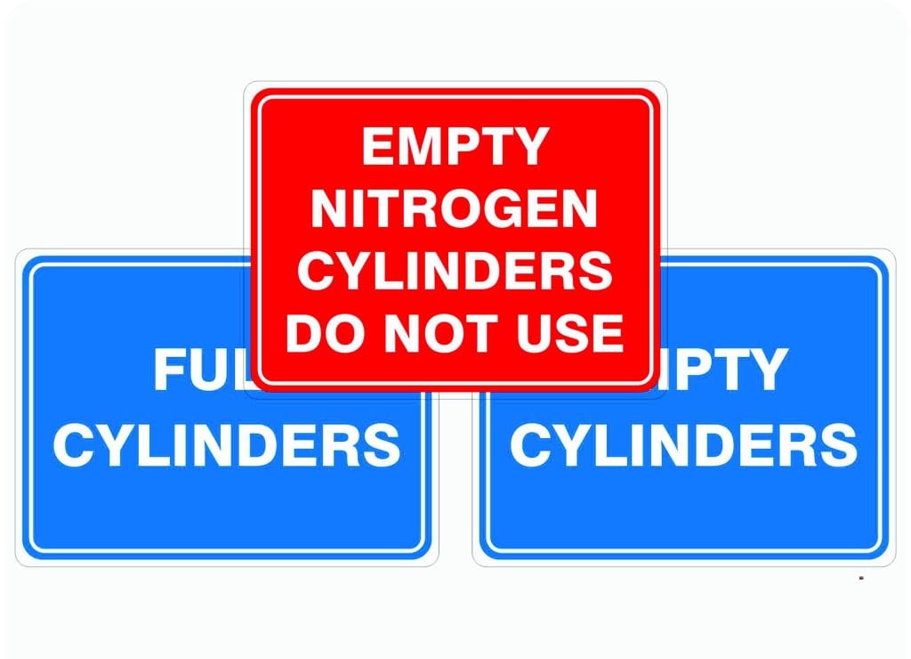 Cylinder Status Signs