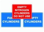 Cylinder Status Signs