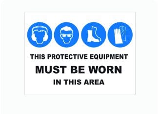 Multi-Condition PPE Signs