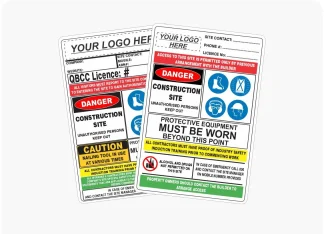 Construction Site Signs