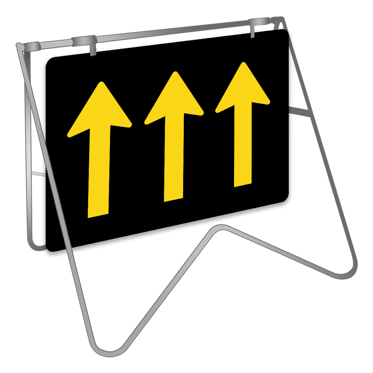 3 Lane Status (Night) Swing Stand Sign