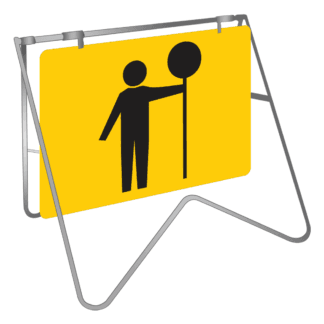 Day-Night Traffic Controller Swing Stand Sign