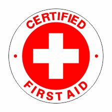 HARD HAT STICKERS_CERTIFIED_FIRST_AID