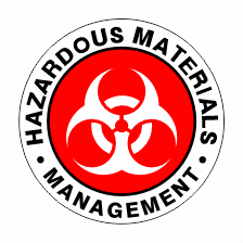 HARD HAT STICKERS_HAZARDOUS MATERIALS_RED 1
