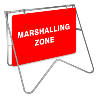 Marshalling Zone Swing Stand Sign