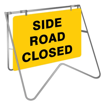 Side Road Closed Swing Stand Sign