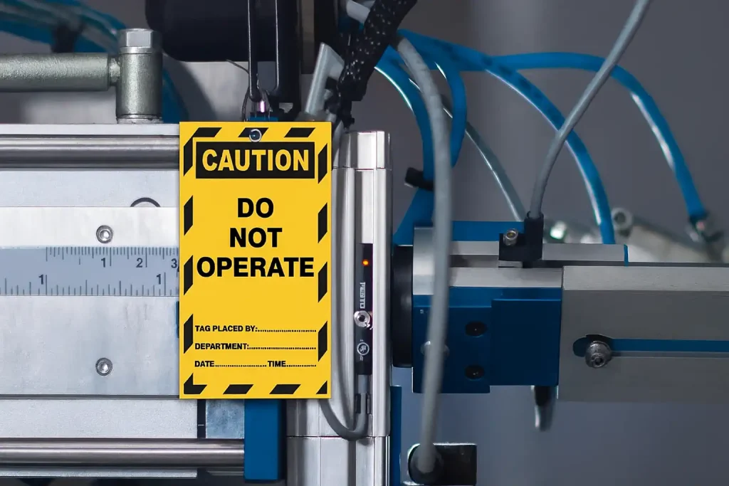 Lock-out Tag Signs