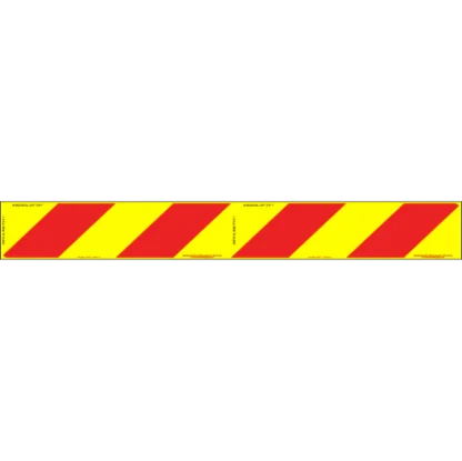 Category 81A Class 1 (400) Reflective Rear Marking Plate