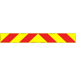 Category 161 Class 1A Pressure Sensitive Reflective Rear Marking Plate